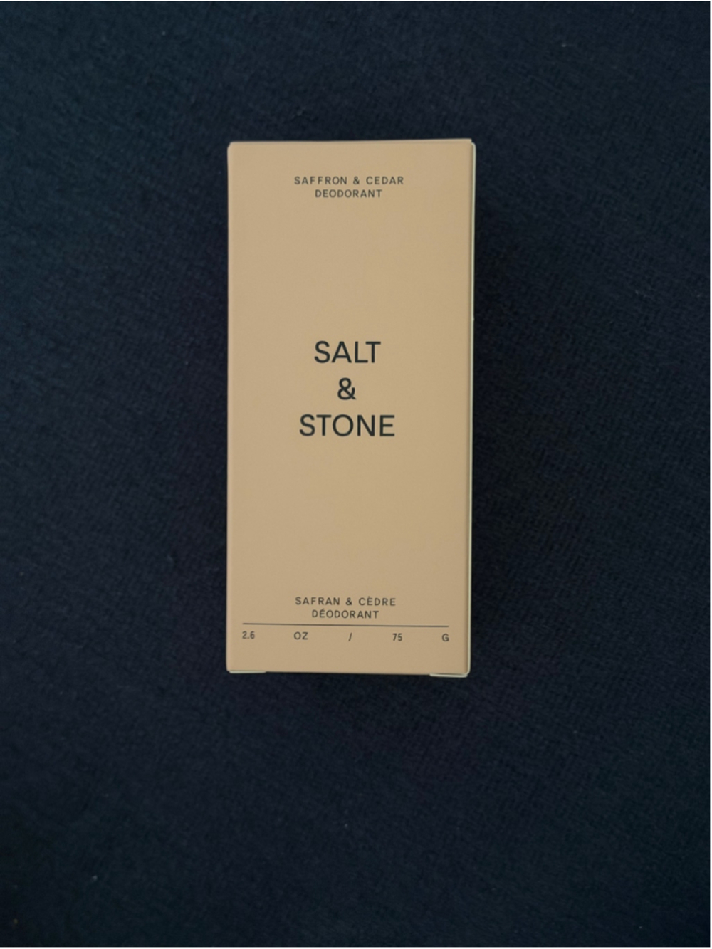 Salt & Stone Saffron & Cedar Deodorant